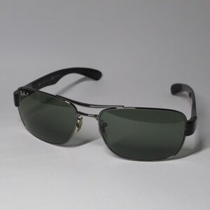 Ray-Ban Square Sunglasses For Men EYEWEAR Green Polarized Polycarbonate Lenses